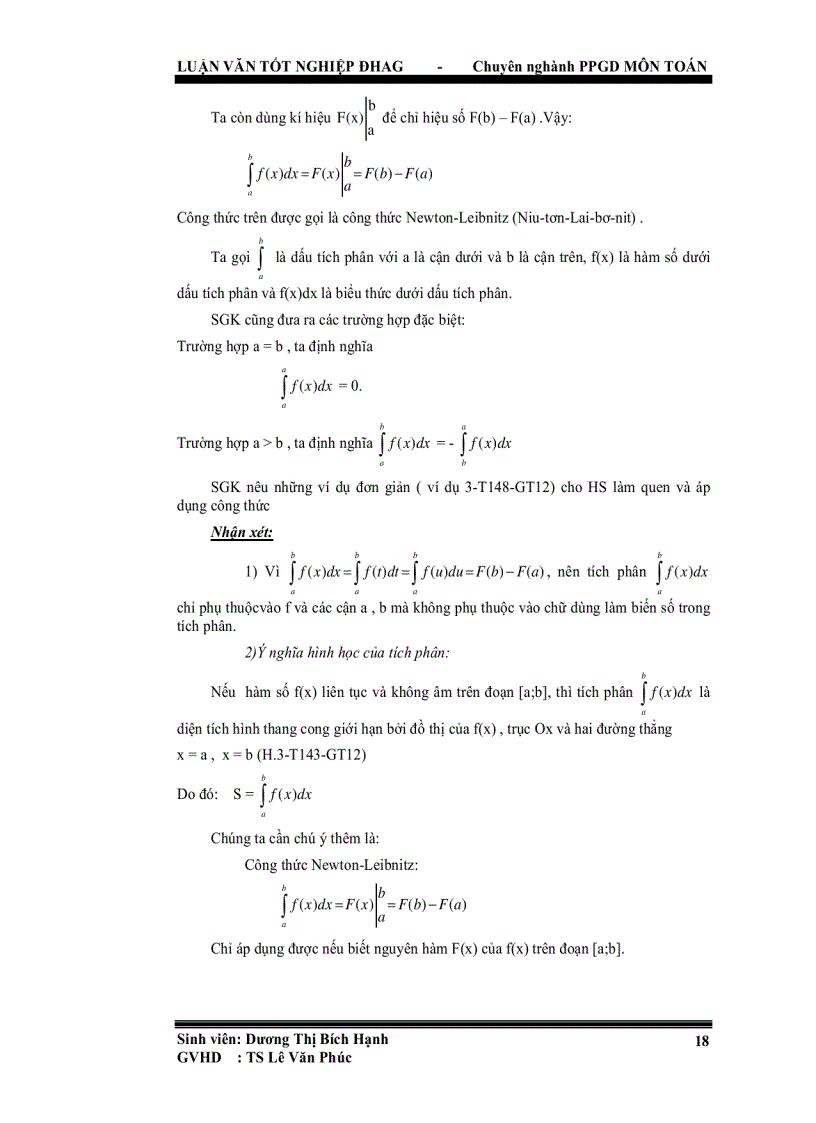 image for page Tăng cường hoạt động nhận thức của học sinh thông qua việc dạy học các yếu tố giải tích nguyên hàm tích phân ở trung học phổ thông