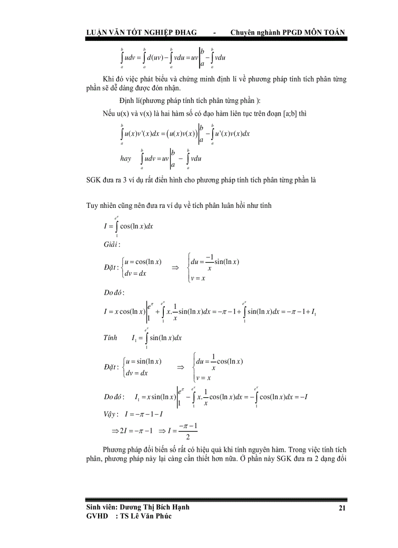 image for page Tăng cường hoạt động nhận thức của học sinh thông qua việc dạy học các yếu tố giải tích nguyên hàm tích phân ở trung học phổ thông