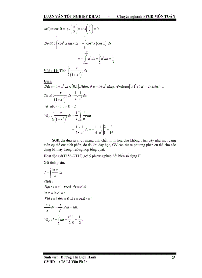 image for page Tăng cường hoạt động nhận thức của học sinh thông qua việc dạy học các yếu tố giải tích nguyên hàm tích phân ở trung học phổ thông