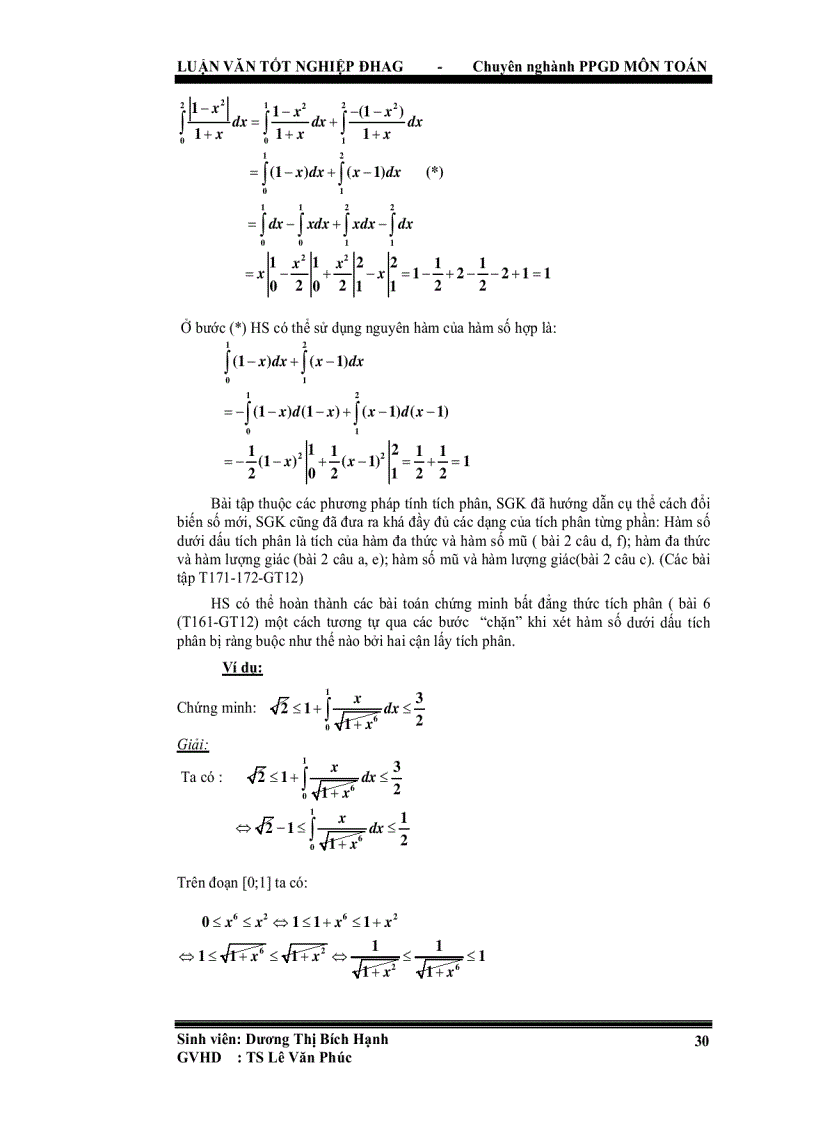 image for page Tăng cường hoạt động nhận thức của học sinh thông qua việc dạy học các yếu tố giải tích nguyên hàm tích phân ở trung học phổ thông