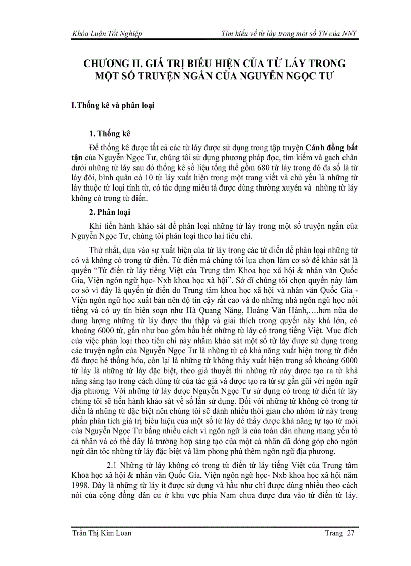 image for page Tìm hiểu về từ láy trong một số truyện ngắn của Nguyễn Ngọc Tư