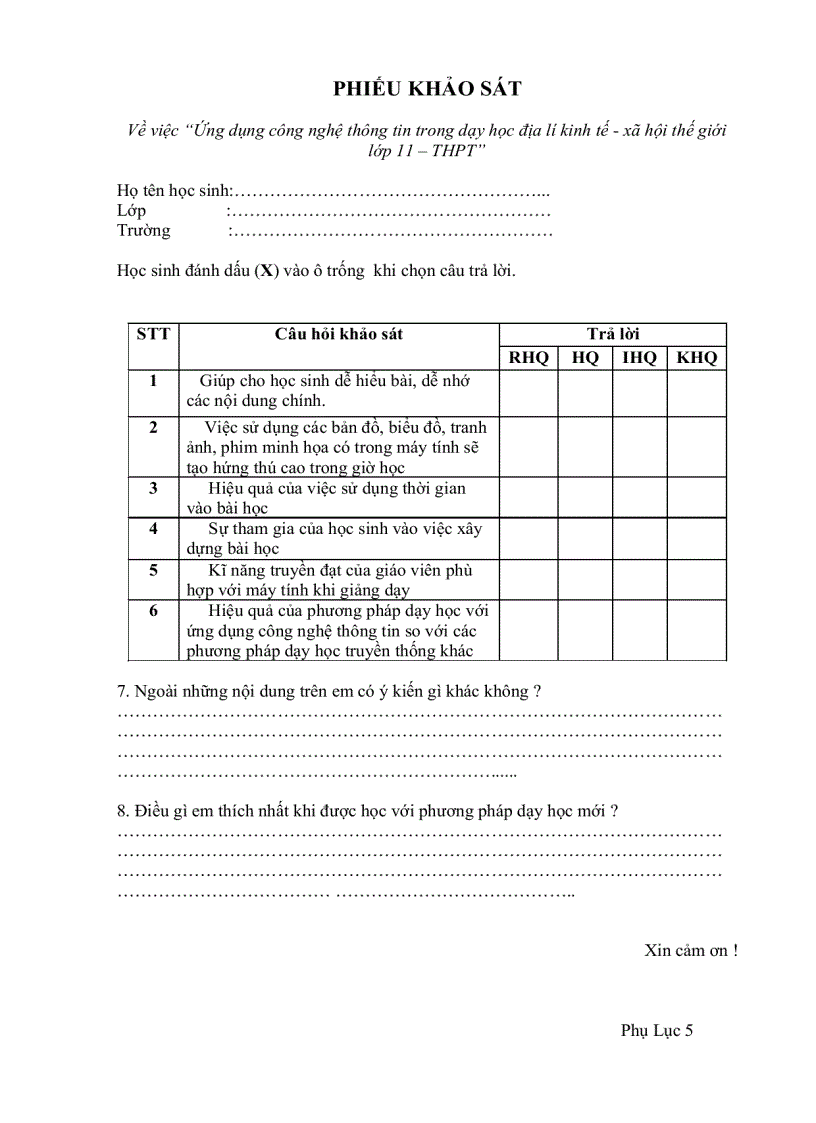 image for page Ứng dụng công nghệ thông tin trong dạy học địa lý kinh tế xã hôi thế giới lớp 11 THPT