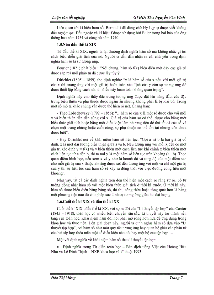 image for page Vài nét về dạy học khái niệm hàm số ở trường phổ thông