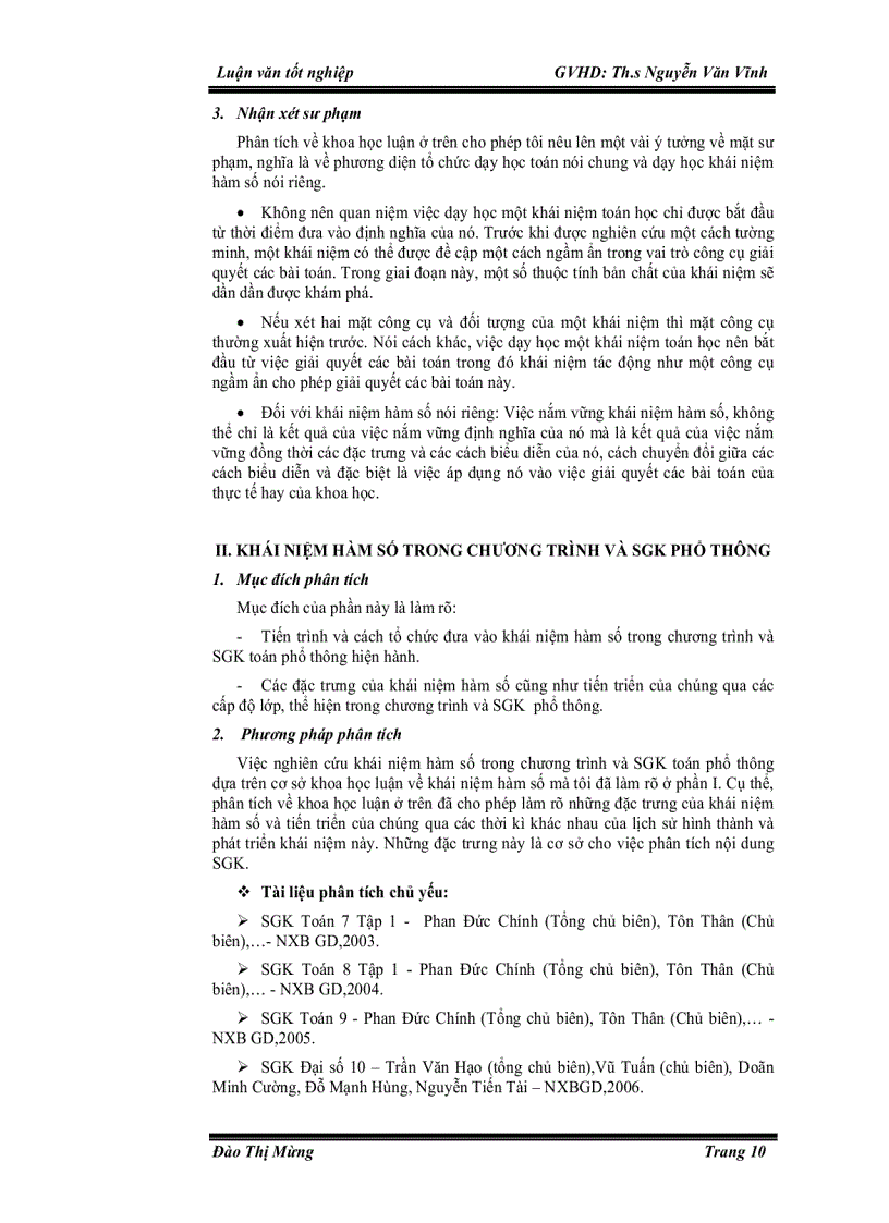 image for page Vài nét về dạy học khái niệm hàm số ở trường phổ thông