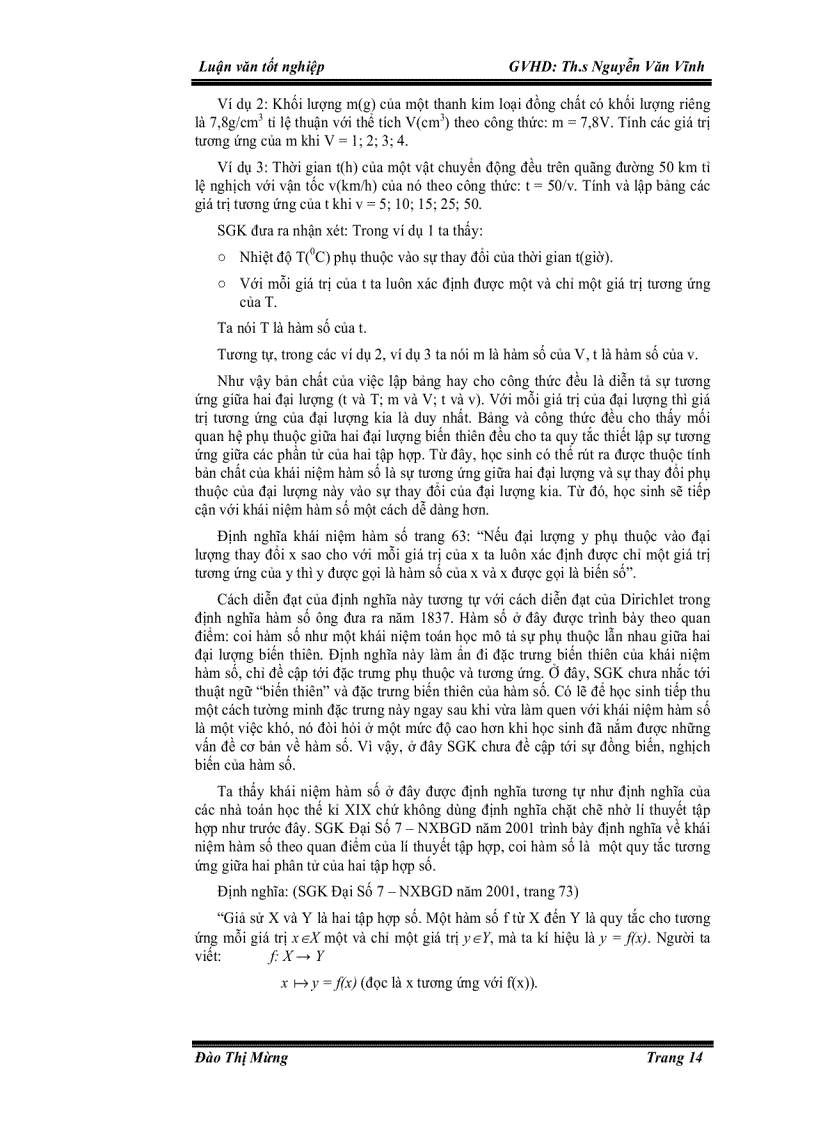 image for page Vài nét về dạy học khái niệm hàm số ở trường phổ thông