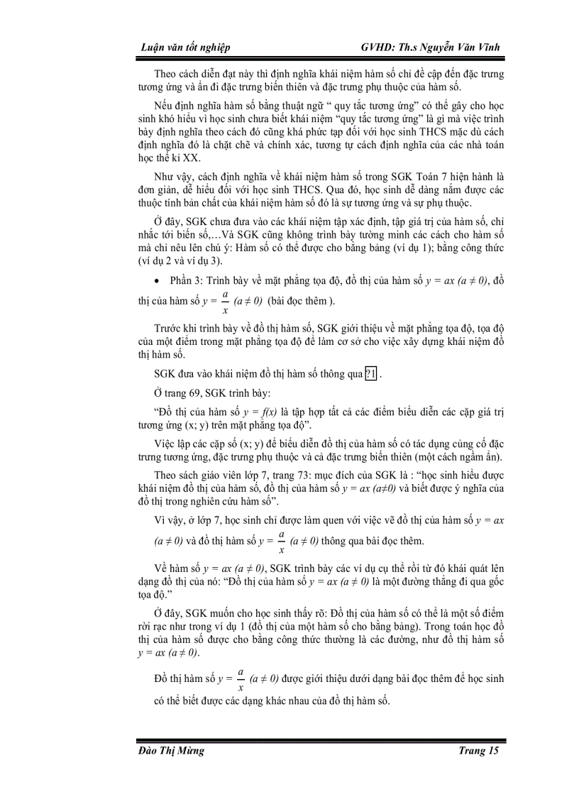 image for page Vài nét về dạy học khái niệm hàm số ở trường phổ thông