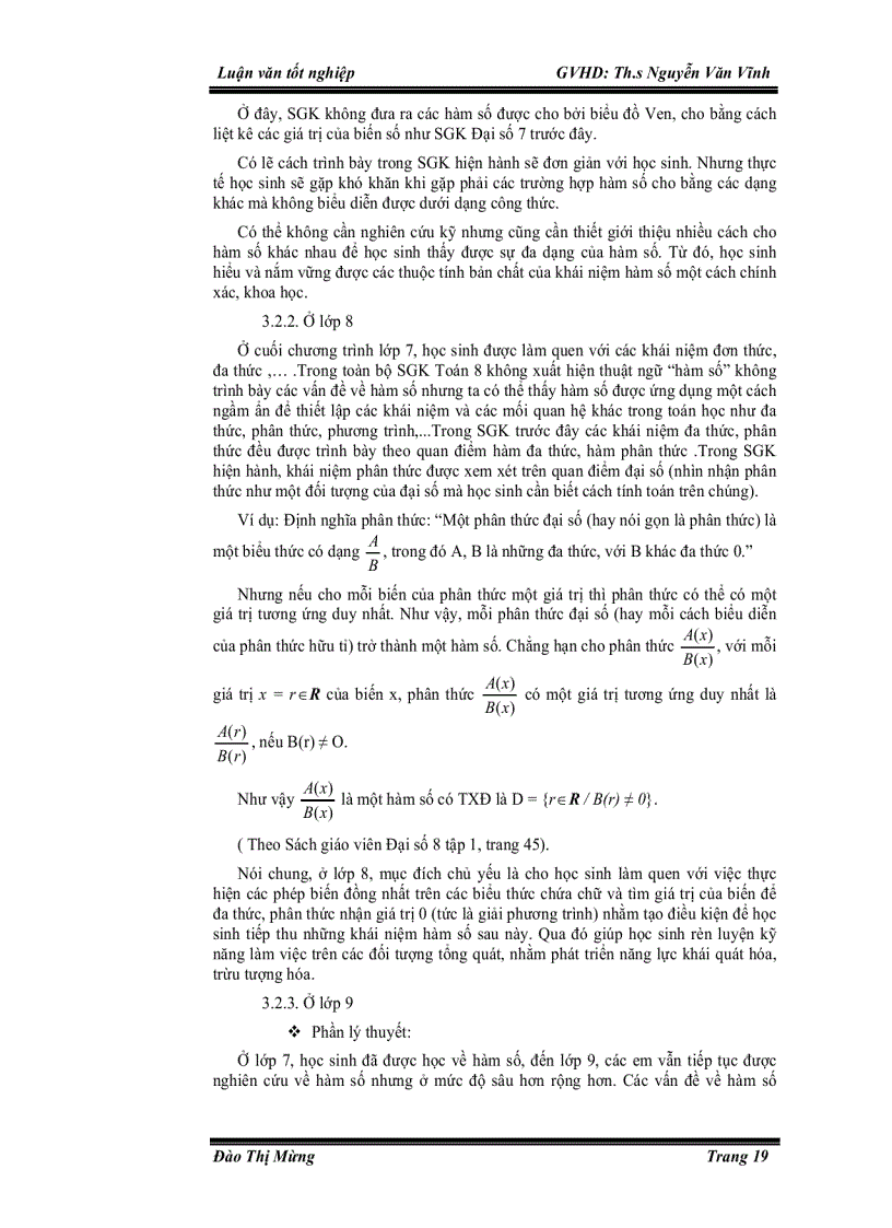 image for page Vài nét về dạy học khái niệm hàm số ở trường phổ thông