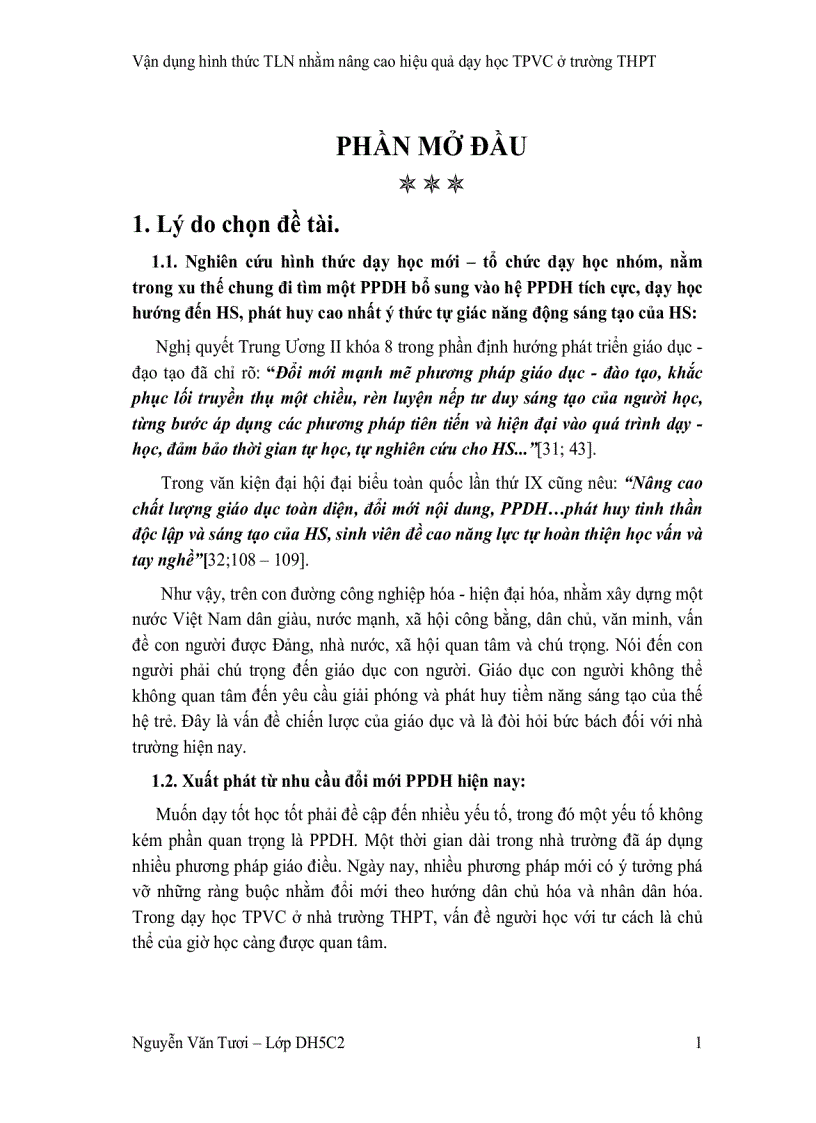 image for page Vận dụng hình thức thảo luận nhóm nhằm nâng cao hiệu quả dạy học tác phẩm văn chương ở trường trung học phổ thông