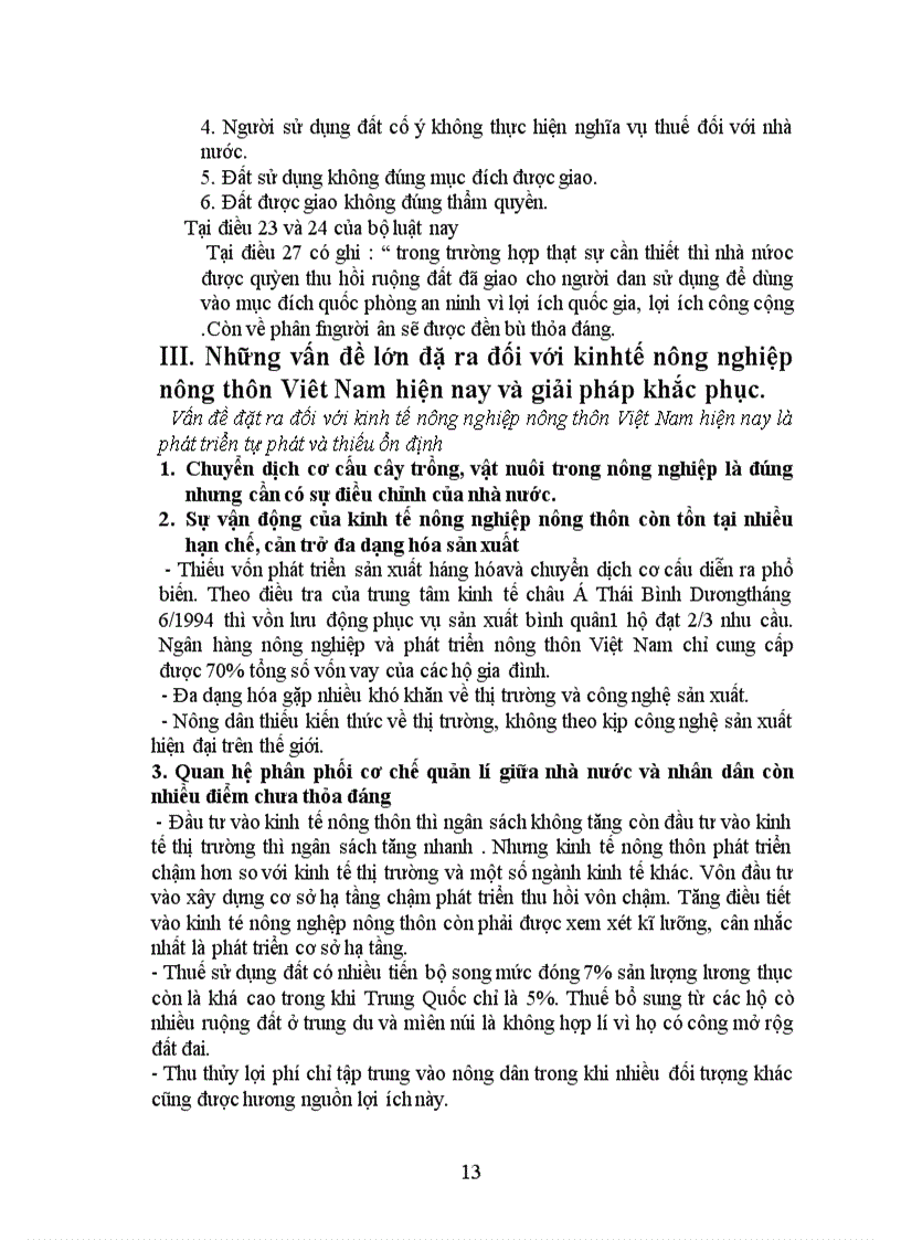 image for page Nội dung phát triển kinh tế nông nghiệp nông thôn thời kỳ đổi mới