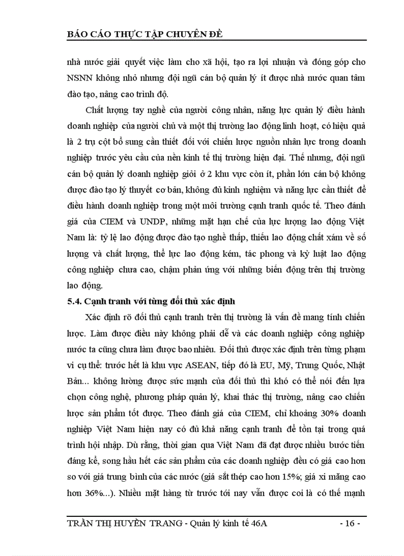 image for page Hoàn thiện chiến lược phát triển thị trường của tổng Công ty CP dệt may Hà Nội Hanosimex