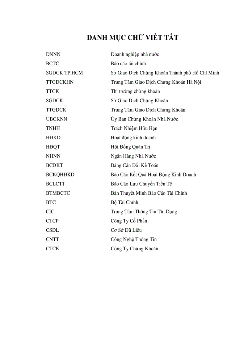 image for page Hoàn thiện việc trình bày và công bố thông tin báo cáo tài chính các công ty niêm yết tại Sở Giao Dịch Chứng Khoán Thành Phố Hồ Chí Minh