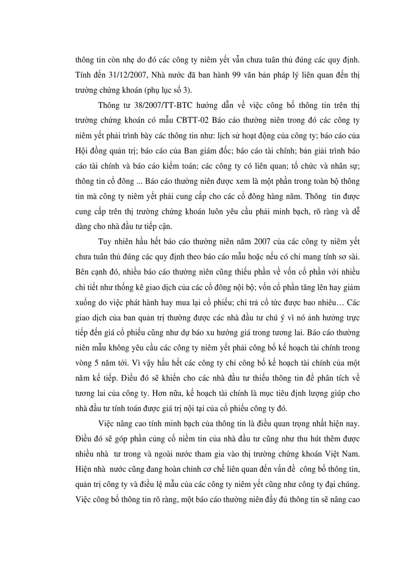image for page Hoàn thiện việc trình bày và công bố thông tin báo cáo tài chính các công ty niêm yết tại Sở Giao Dịch Chứng Khoán Thành Phố Hồ Chí Minh