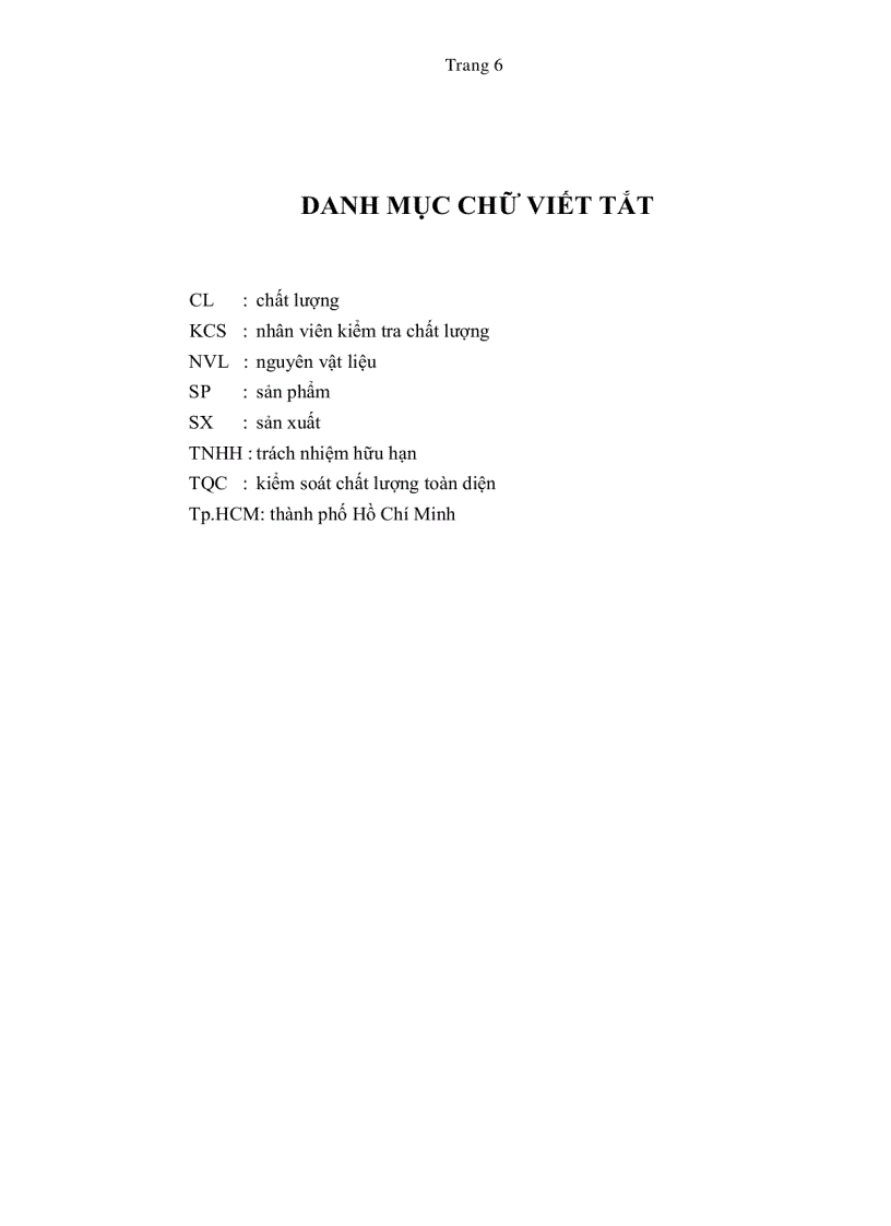 Vận dụng kế toán quản trị vào công việc kiểm soát chất lượng toàn diện tại các Doanh Nghiệp sản xuất giáy dep ở TP HCM