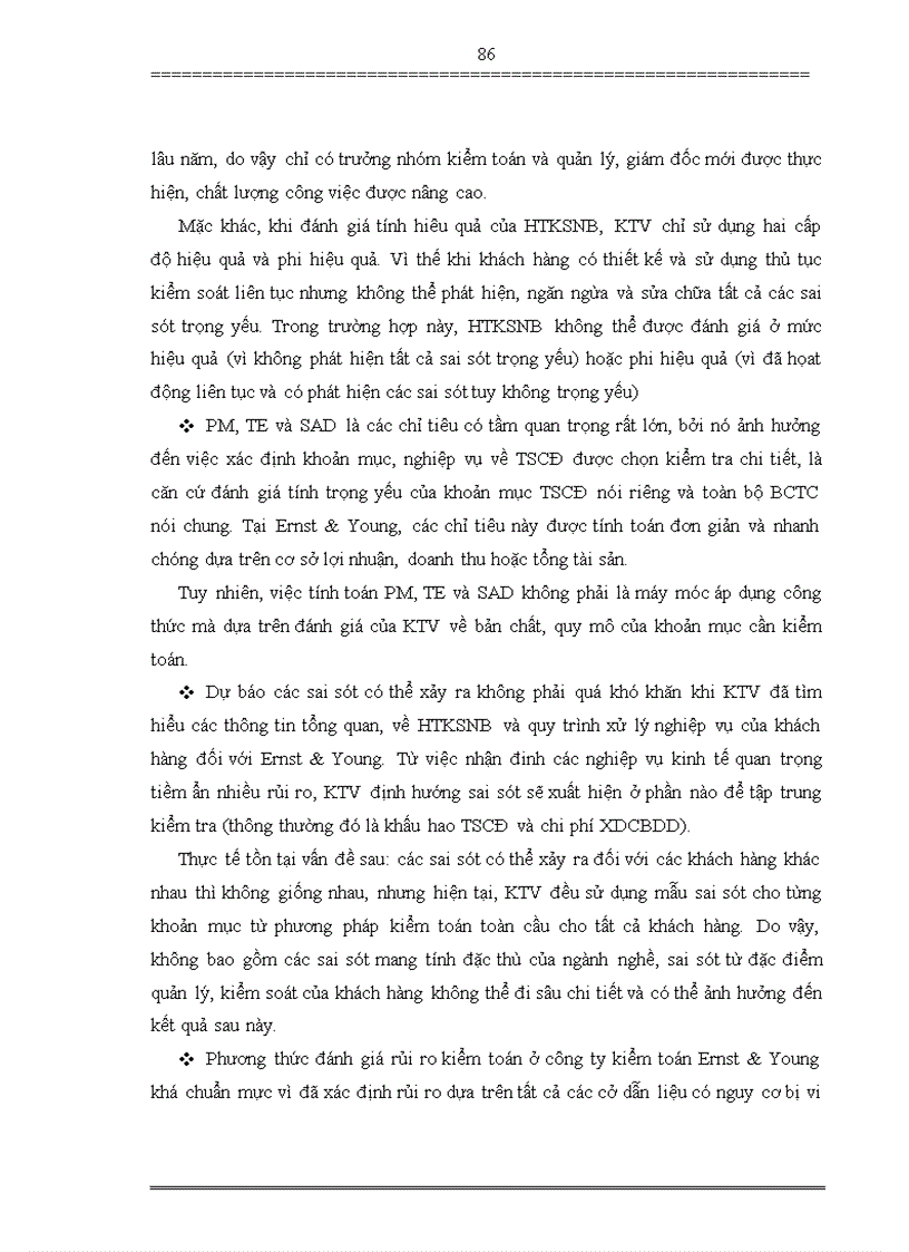 image for page Hoàn thiện kiểm toán khoản mục Tài sản cố định trong kiểm toán Báo cáo tài chính do công ty TNHH Ernst Young Việt Nam thực hiện