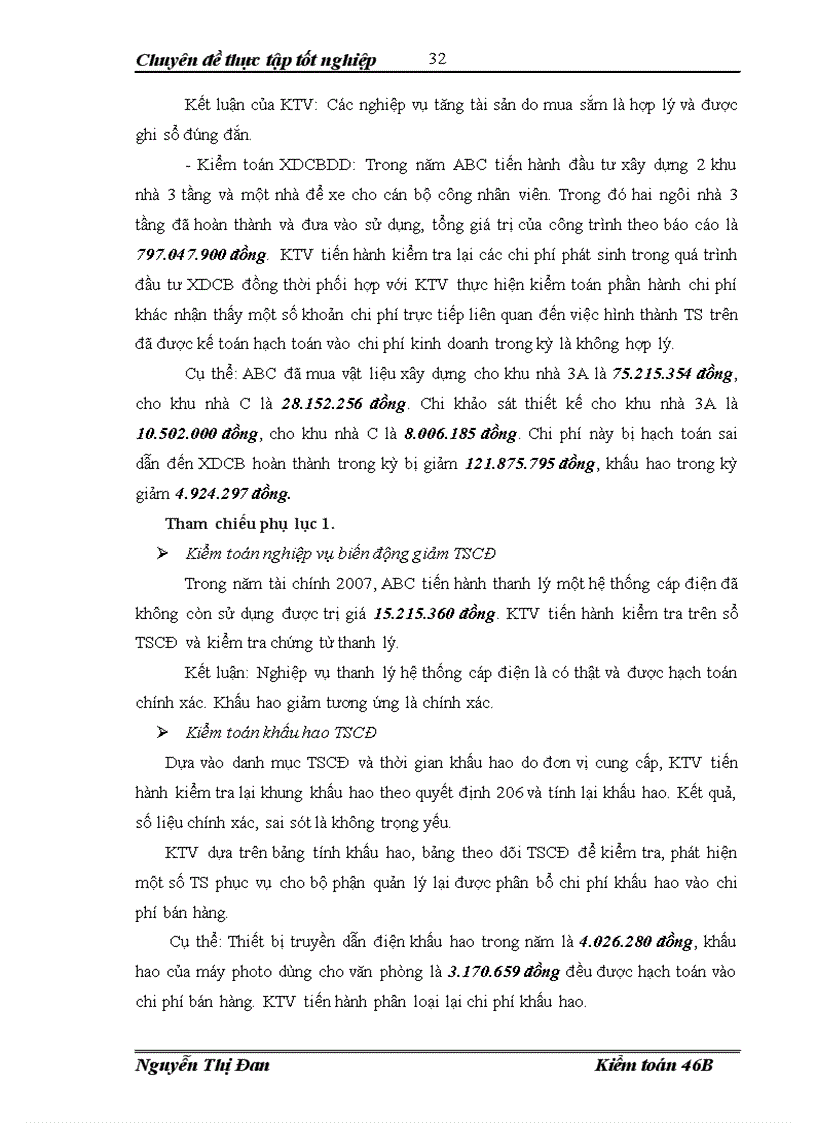 image for page Hoàn thiện kiểm toán TSCĐ trong kiểm toán BCTC do Công ty kiểm toán và dịch vụ tin học AISC Chi nhánh Hà Nội thực hiện