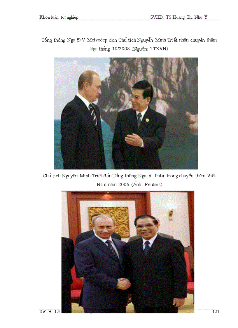 image for page Quan hệ Việt Nam Liên Bang Nga trong thập niên đầu thế kỷ XXI