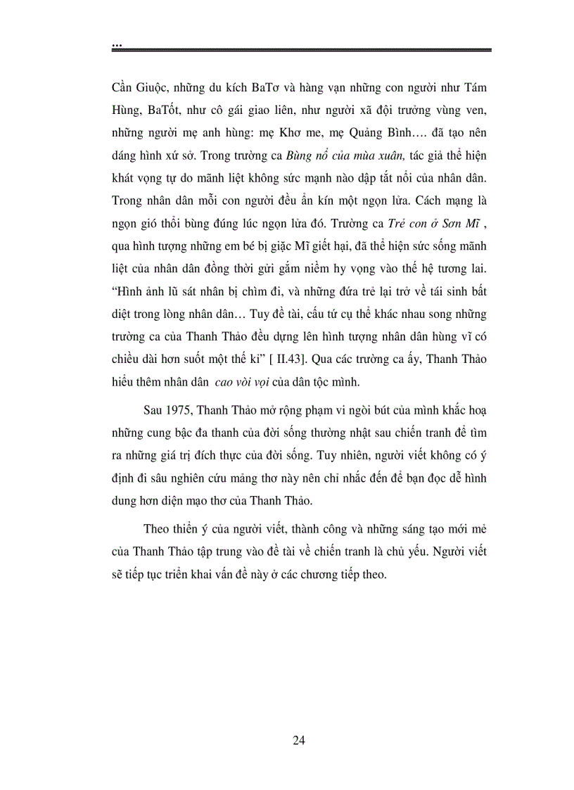 image for page Hình tượng nhân dân và người chiến sĩ trong thơ Thanh Thảo