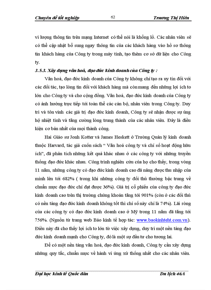 image for page Hoạt động chăm sóc khách hàng của Công ty du lịch quốc tế T C