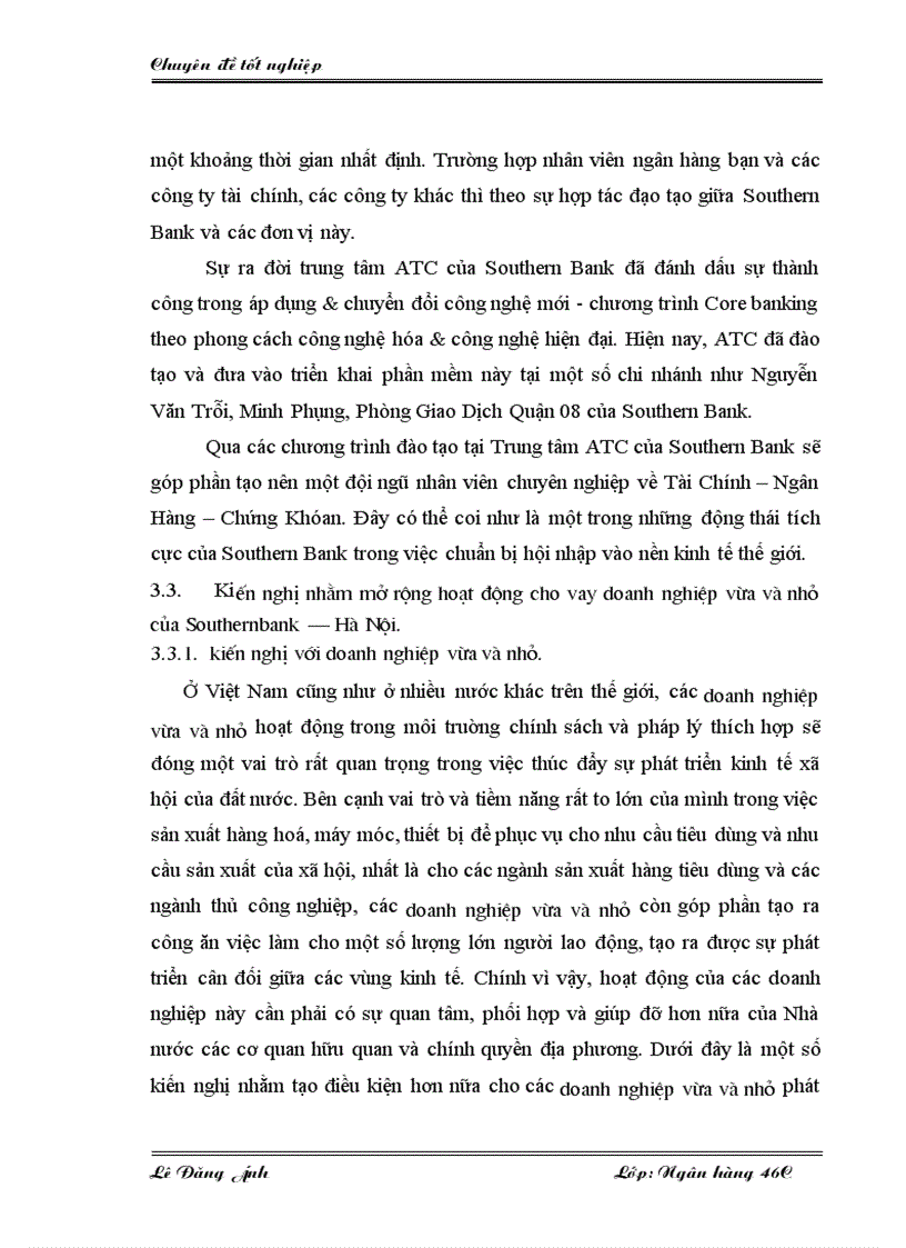 image for page Mở rộng hoạt động cho vay doanh nghiệp vừa và nhỏ của ngân hàng thương mại cổ phần Phương Nam chi nhánh Hà Nội