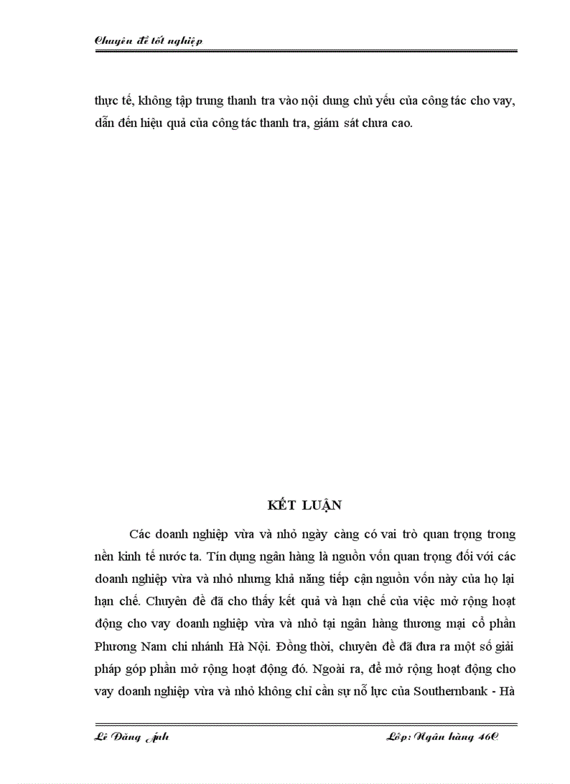 image for page Mở rộng hoạt động cho vay doanh nghiệp vừa và nhỏ của ngân hàng thương mại cổ phần Phương Nam chi nhánh Hà Nội