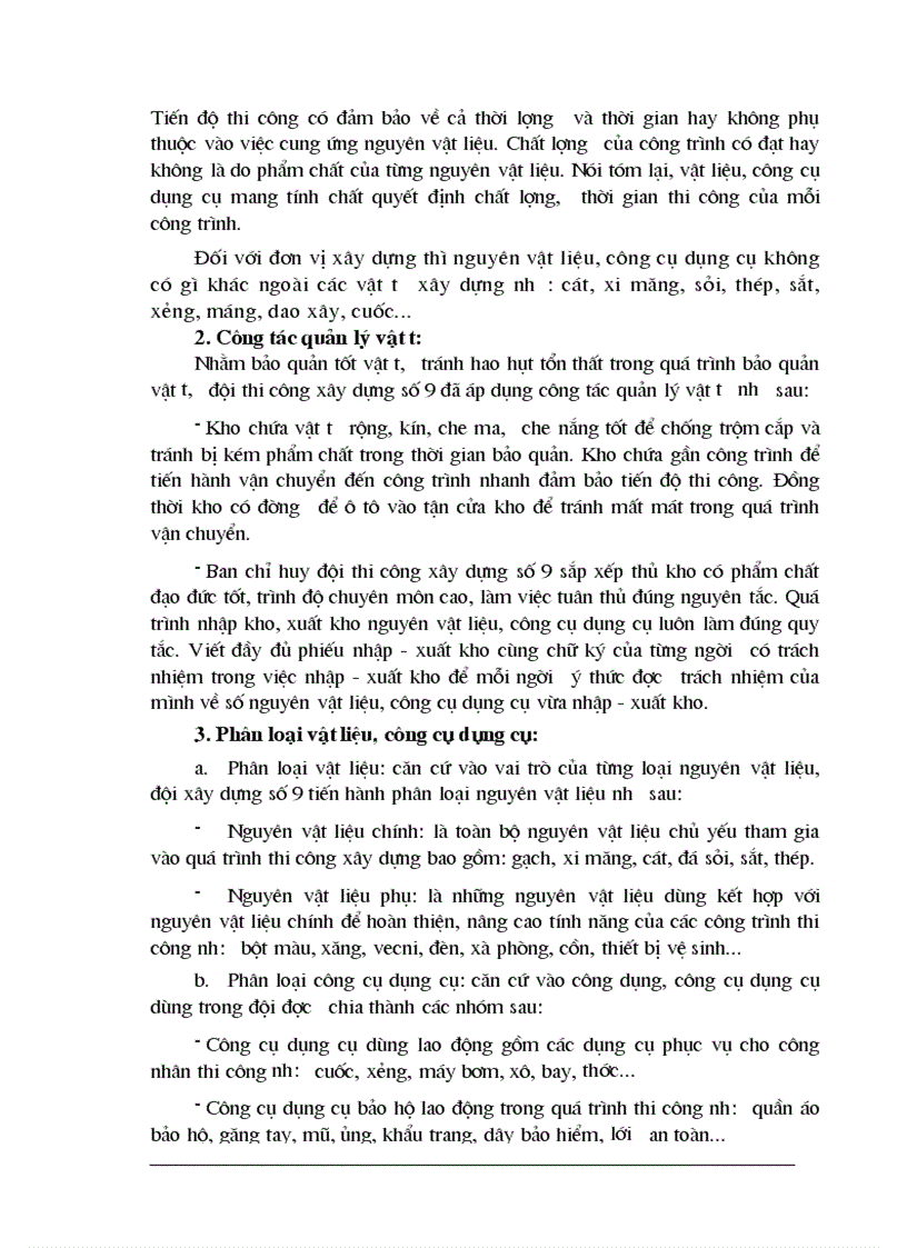 image for page Kế toán nguyên vật liệu công cụ dụng cụ tại đội xây dựng số 9 của công ty Kinh doanh phát triển nhà Hà Nội