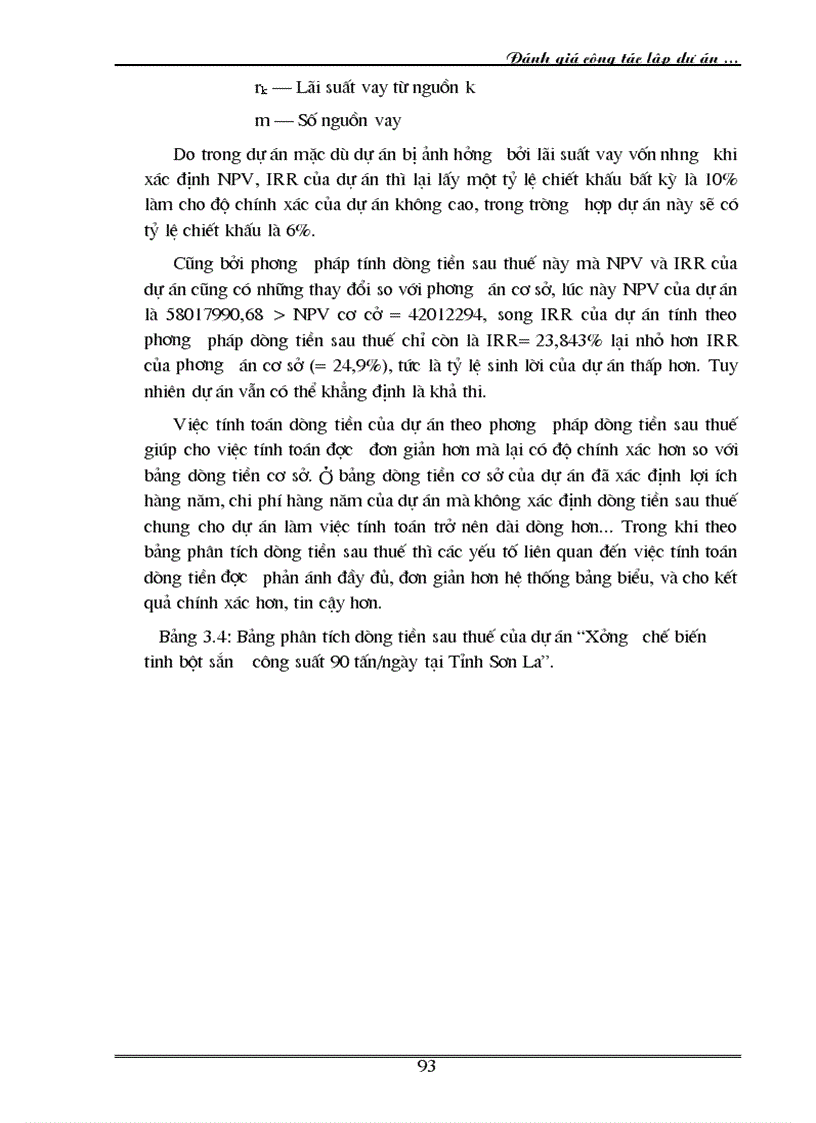 image for page Đánh gia công tác lập dự án Xây dựng x ưởng chế biến tinh bột sắn công suất 90 tấn ngày tại Tỉnh Sơn La của Tổng công ty xây dựng nông nghiệp và phát triển nông thôn