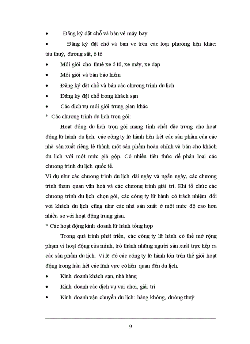 image for page Kinh doanh lữ hành quốc tế và áp dụng marketing hỗn hợp trong hoạt động thu hút khách tại các công ty lữ hành quốc tế