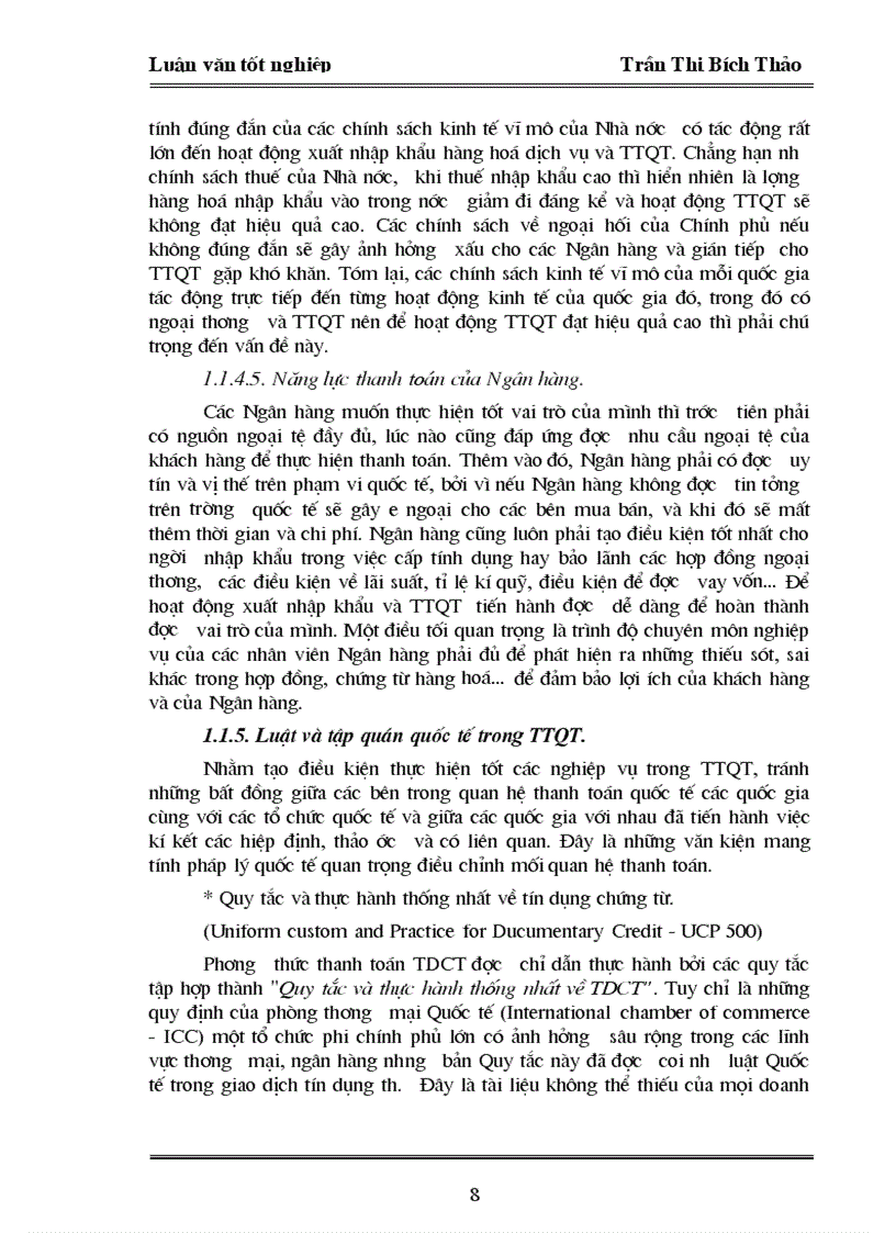 image for page Một số giải pháp nhằm hoàn thiện và nâng cao chất lư ợng thanh toán bằng L C tại NHN0 PTNT chi nhánh Nam Hà Nội Việt Nam