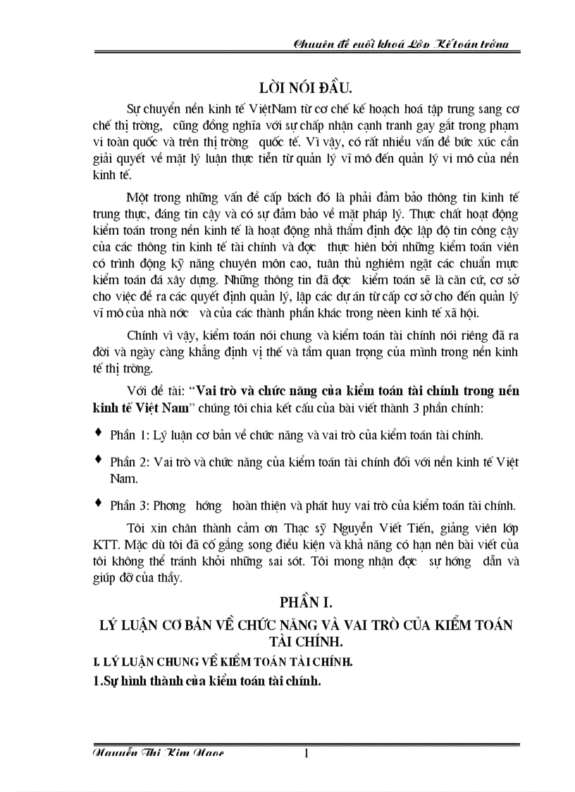 image for page Vai trò và chức năng của kiểm toán tài chính trong nền kinh tế Việt Nam