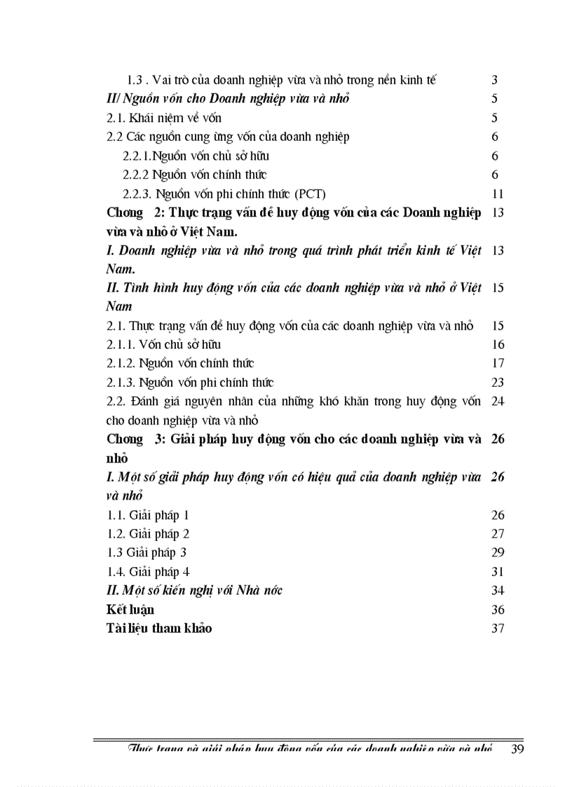 image for page Thực trạng và giải pháp huy động vốn của các Doanh nghiệp vừa và nhỏ