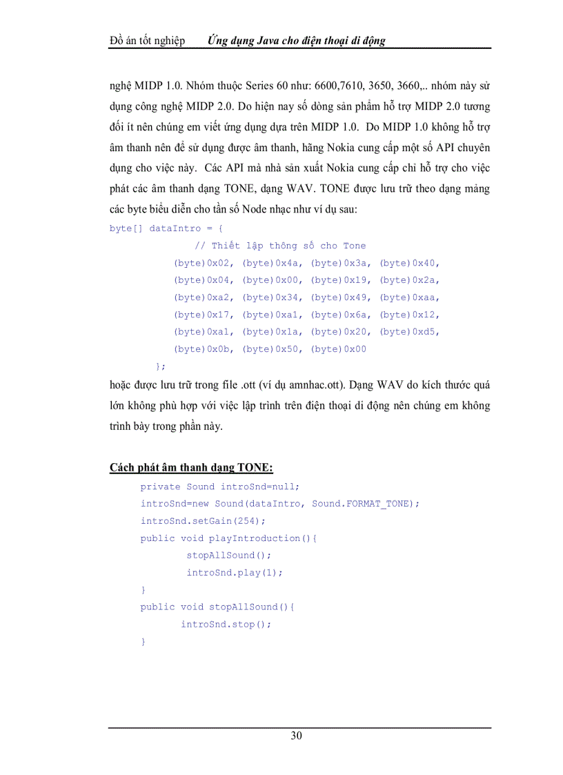 image for page Ứng dụng Java cho điện thoại di động