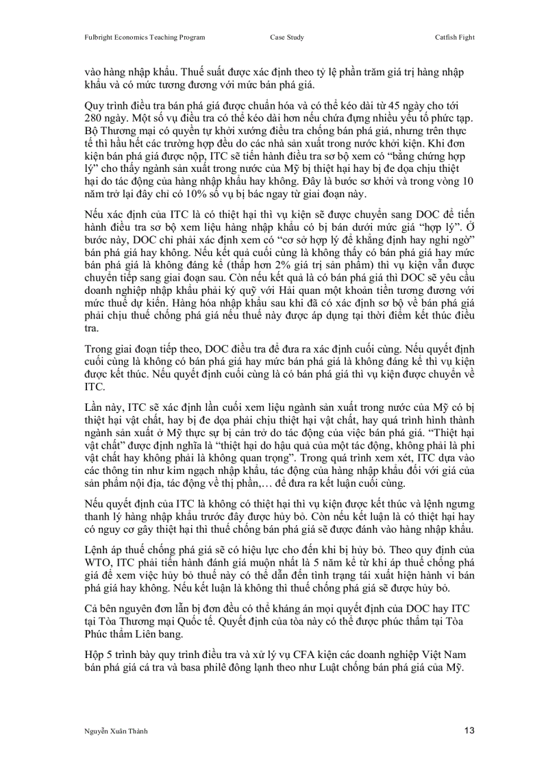 image for page Xuất khẩu cá tra và cá basa của Việt Nam sang thị trường Mỹ và những vấn đề nan giải