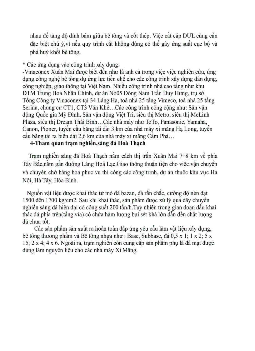 image for page Báo cáo thực tập tại nhà máy xuân mai và công trường xây dựng