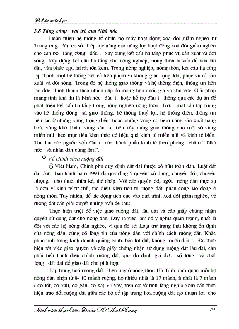 image for page Giải pháp chủ yếu nhằm xoá đói giảm nghèo ở nông thôn hà tĩnh