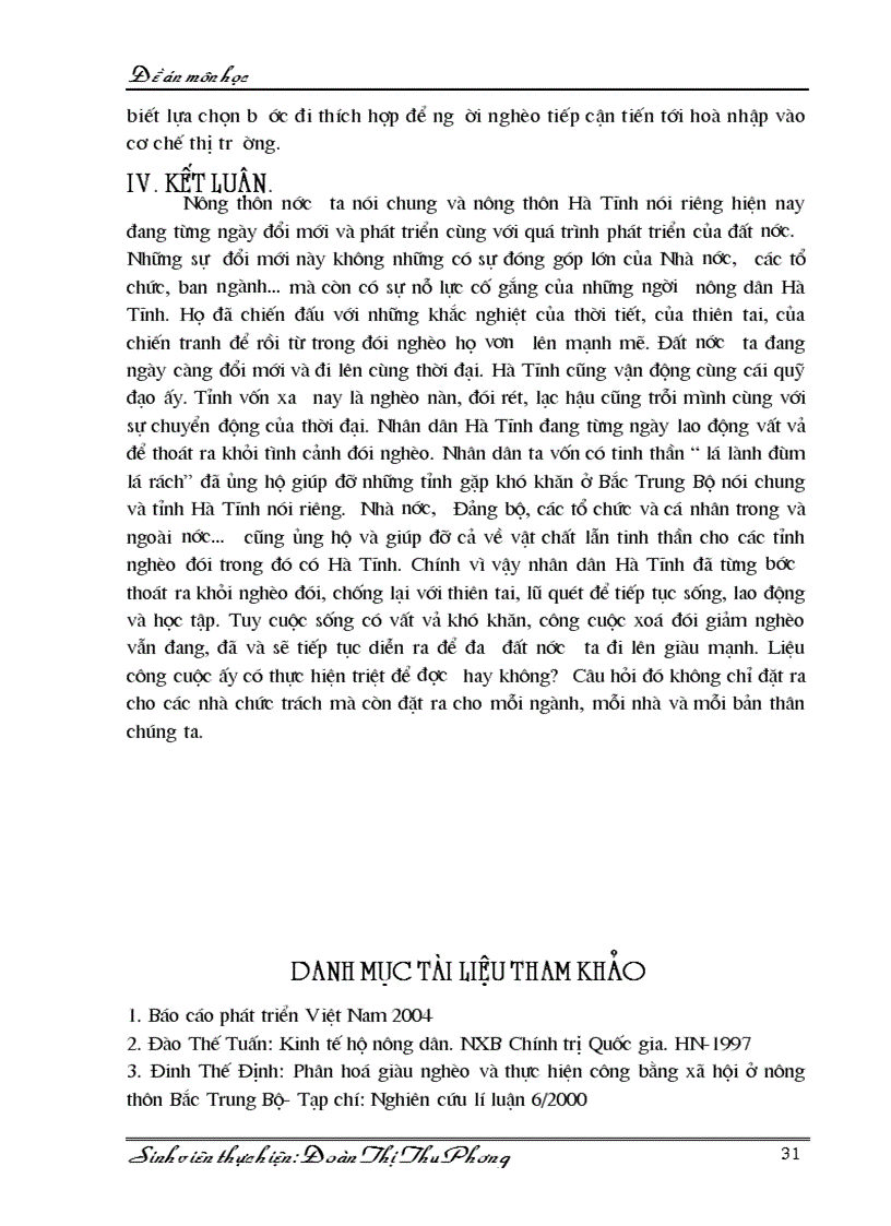 image for page Giải pháp chủ yếu nhằm xoá đói giảm nghèo ở nông thôn hà tĩnh