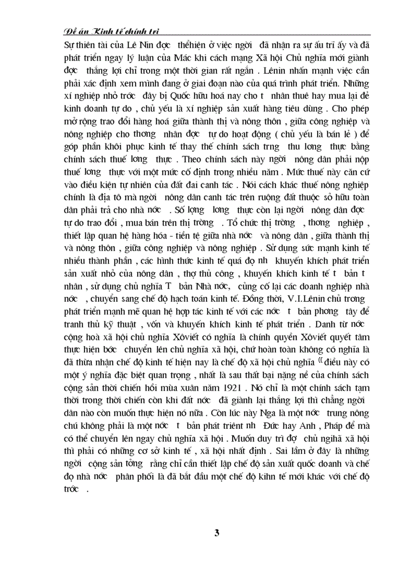 image for page Lý luận của Lê Nin về chủ nghĩa tư bản nhà nước và sự vận dụng đó ở Việt nam hiện nay