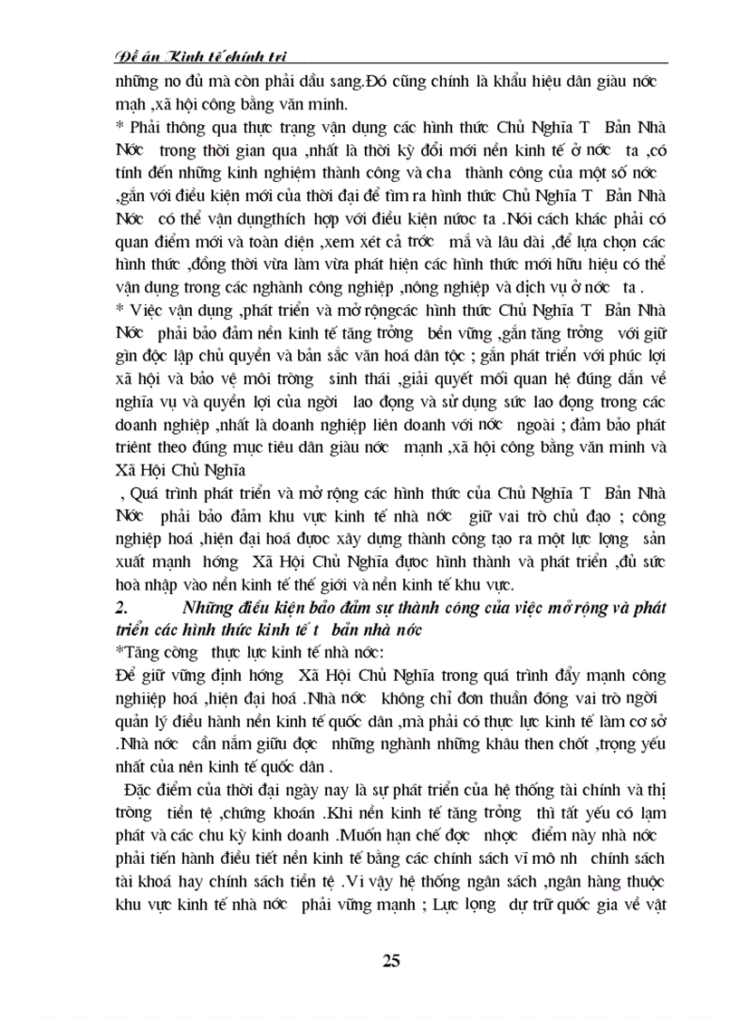 image for page Lý luận của Lê Nin về chủ nghĩa tư bản nhà nước và sự vận dụng đó ở Việt nam hiện nay