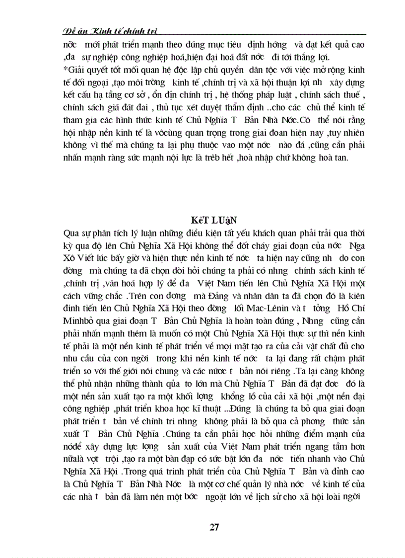 image for page Lý luận của Lê Nin về chủ nghĩa tư bản nhà nước và sự vận dụng đó ở Việt nam hiện nay