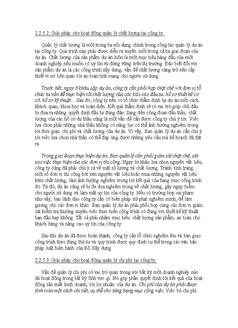 image for page Thực trạng và một số giải pháp hoàn thiện công tác quản lý dự án tại công ty cổ phần xây dựng SHINEC