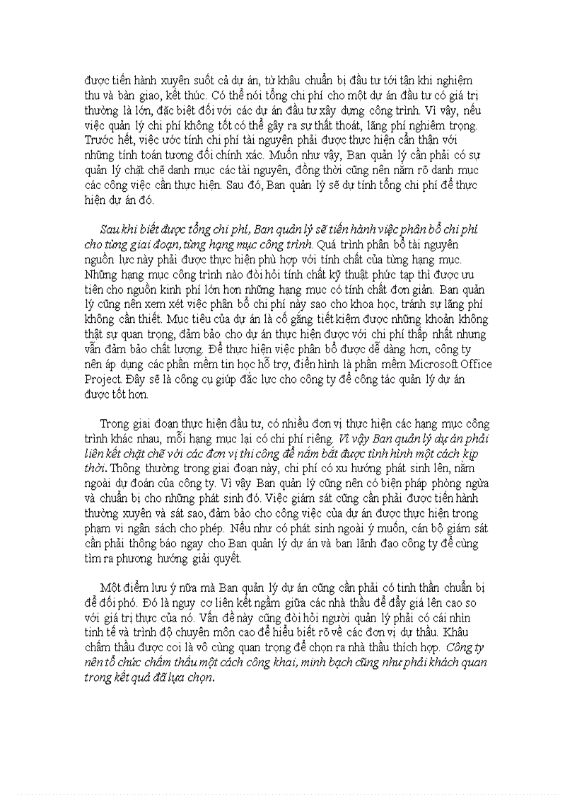 image for page Thực trạng và một số giải pháp hoàn thiện công tác quản lý dự án tại công ty cổ phần xây dựng SHINEC