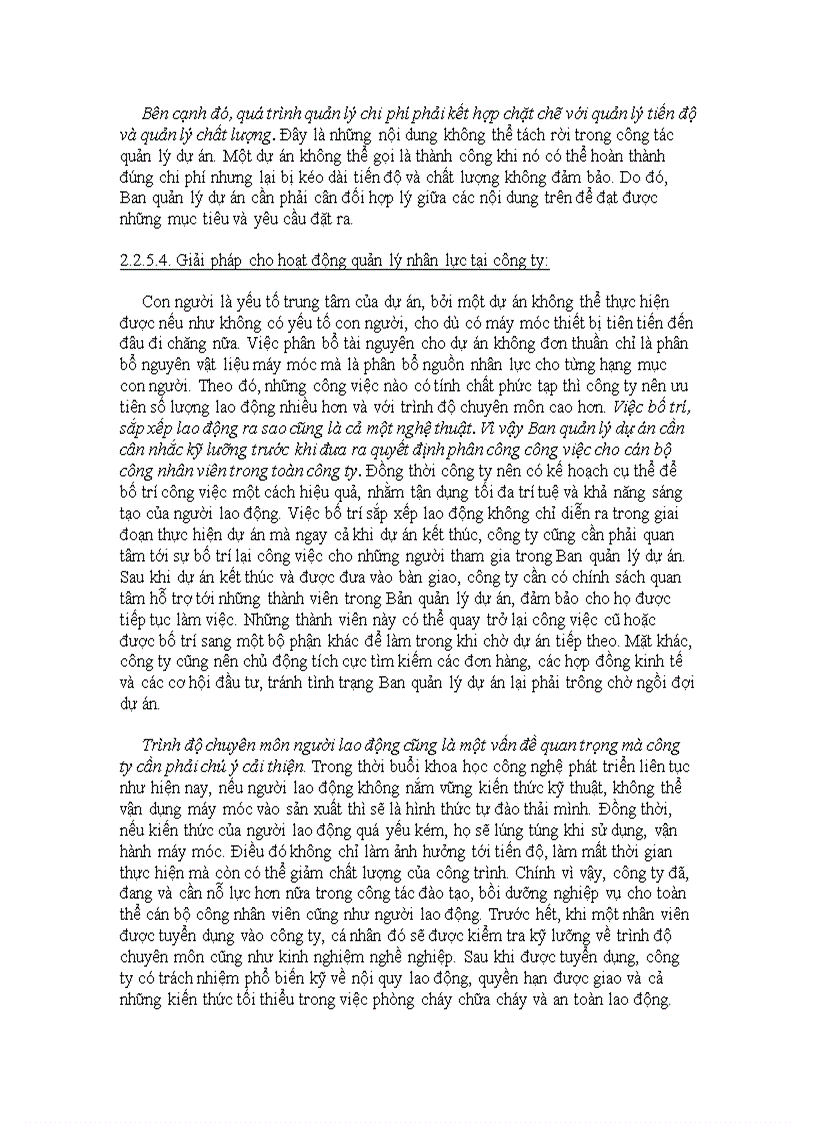 image for page Thực trạng và một số giải pháp hoàn thiện công tác quản lý dự án tại công ty cổ phần xây dựng SHINEC