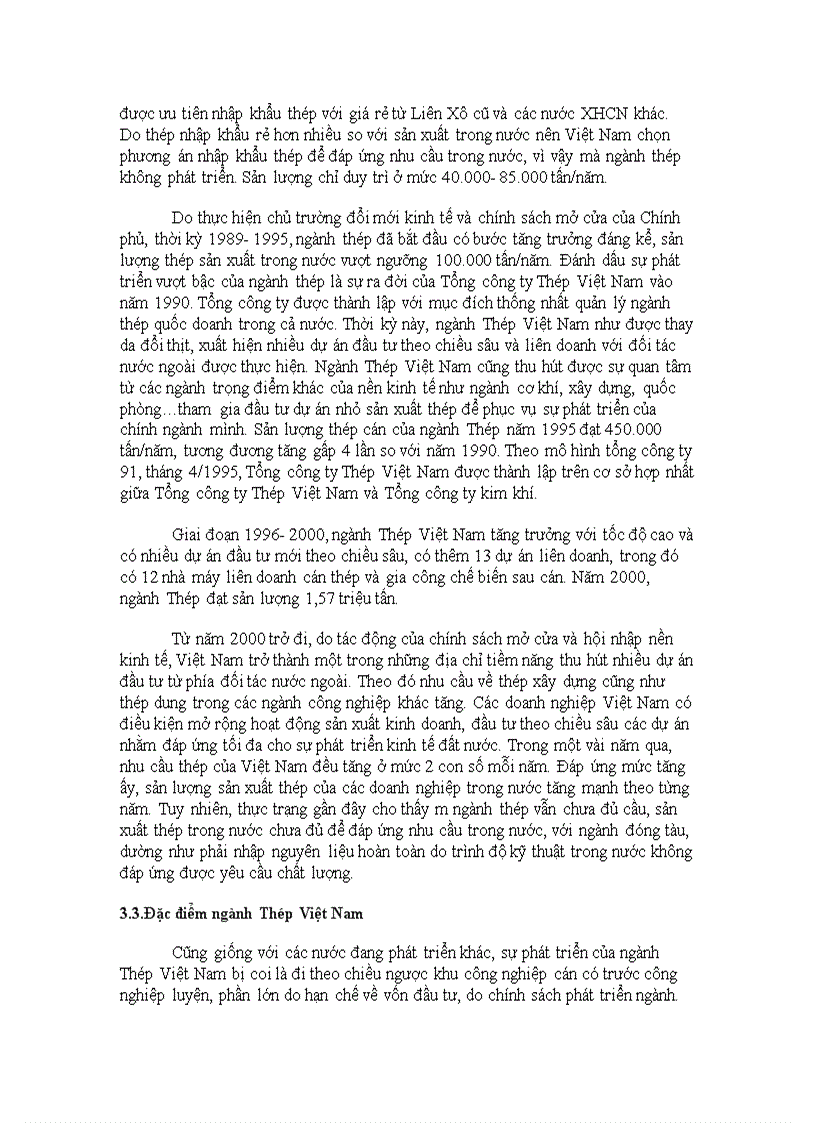image for page Đầu tư nâng cao năng lực cạnh tranh tại Tổng công ty Thép Việt Nam giai đoạn 2004 2008 Thực trạng và giải pháp