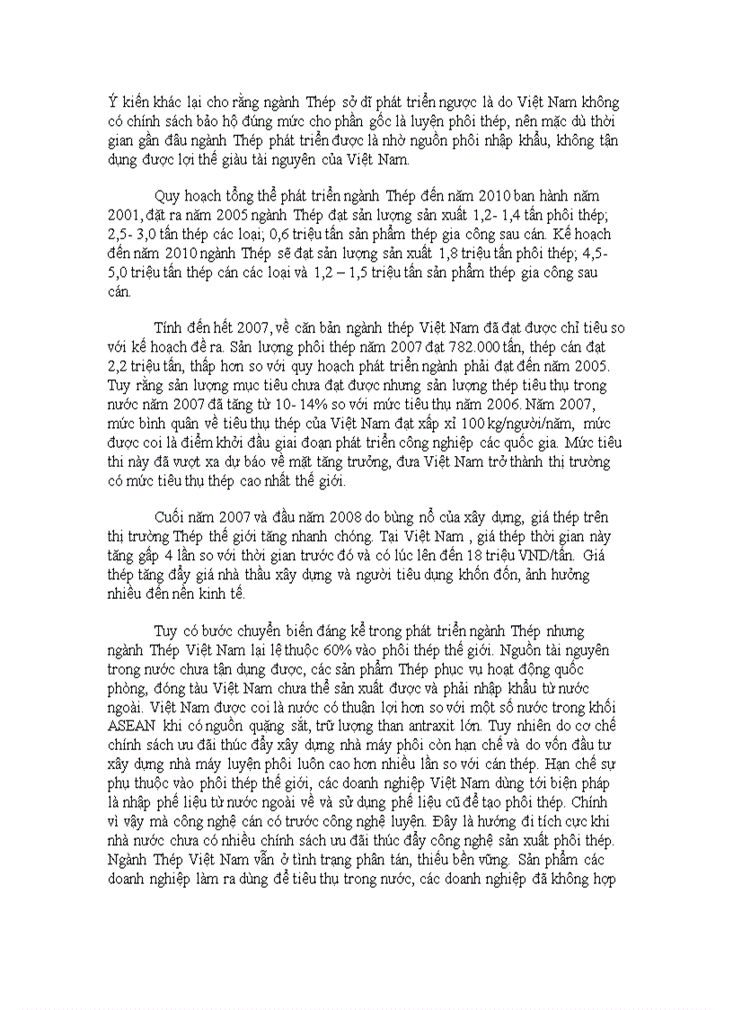 image for page Đầu tư nâng cao năng lực cạnh tranh tại Tổng công ty Thép Việt Nam giai đoạn 2004 2008 Thực trạng và giải pháp