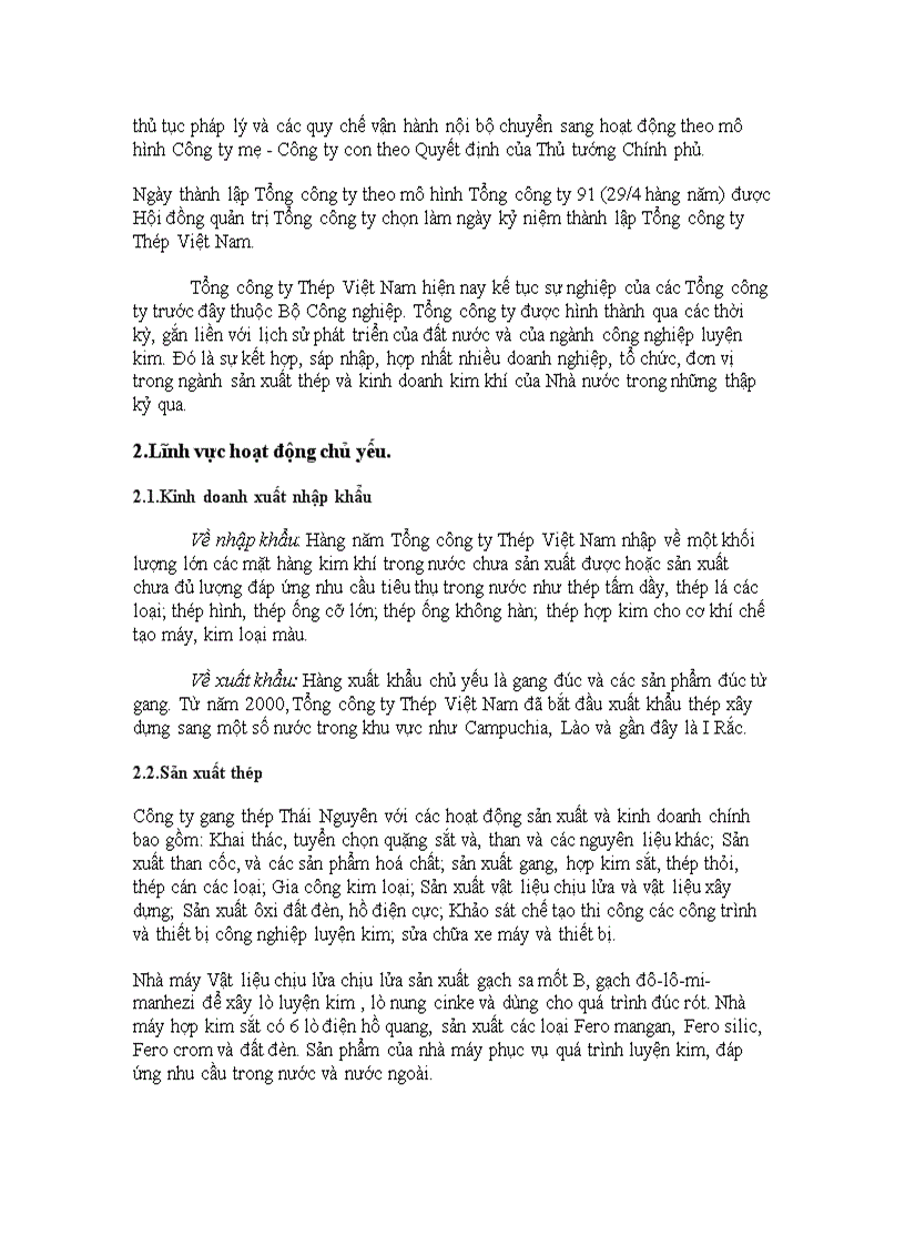 image for page Đầu tư nâng cao năng lực cạnh tranh tại Tổng công ty Thép Việt Nam giai đoạn 2004 2008 Thực trạng và giải pháp
