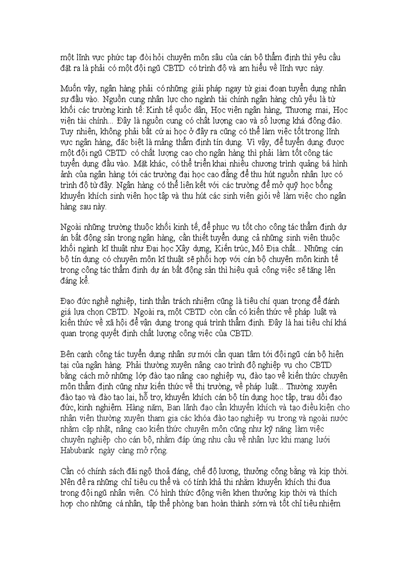 image for page Hoàn thiện công tác thẩm định dự án đầu tư lĩnh vực bất động sản tại Ngân hàng thương mại cổ phần Nhà Hà Nội chi nhánh Vạn Phúc