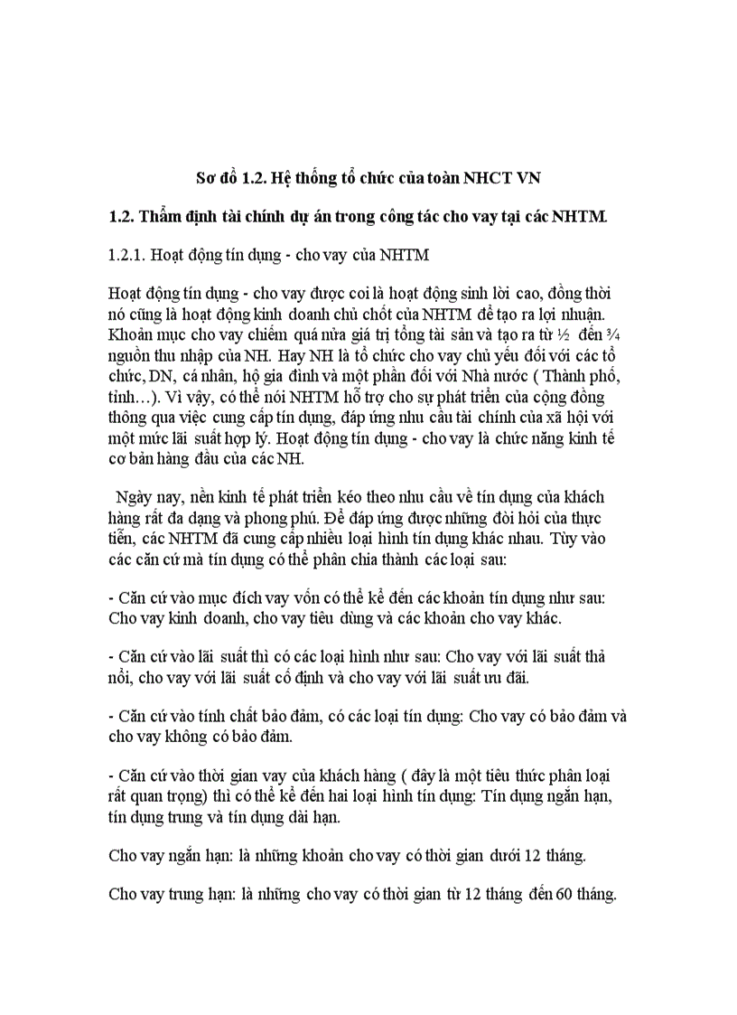 image for page Các phương pháp chủ yếu được áp dụng trong thẩm định tài chính dự án đầu tư tại Chi nhánh Ngân hàng Công Thương Thanh Xuân Thực trạng và một số ý kiến đề xuất