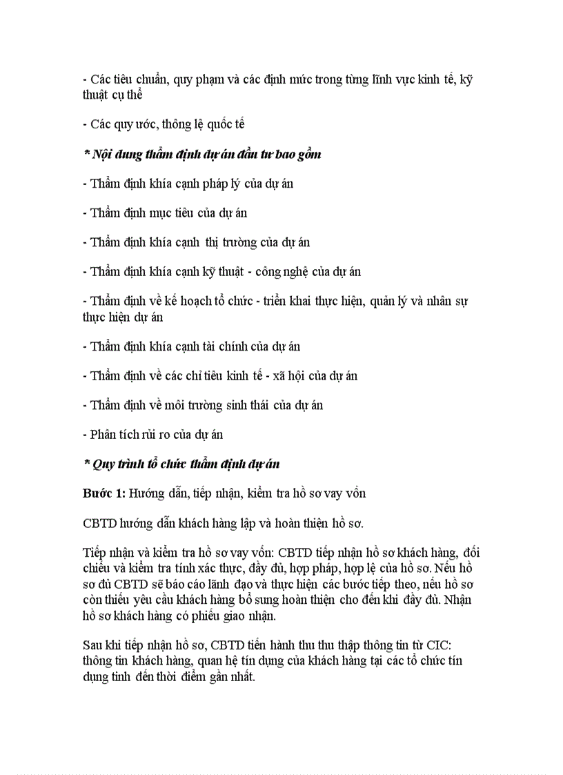 image for page Các phương pháp chủ yếu được áp dụng trong thẩm định tài chính dự án đầu tư tại Chi nhánh Ngân hàng Công Thương Thanh Xuân Thực trạng và một số ý kiến đề xuất