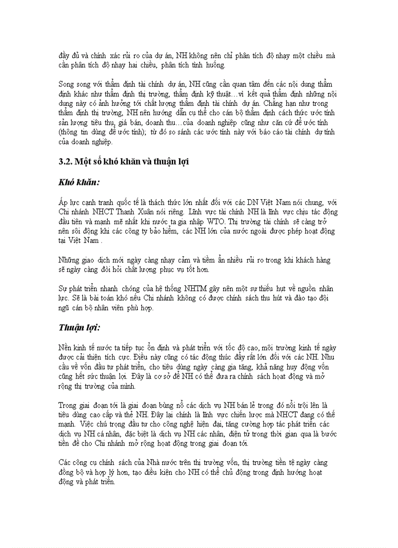 image for page Các phương pháp chủ yếu được áp dụng trong thẩm định tài chính dự án đầu tư tại Chi nhánh Ngân hàng Công Thương Thanh Xuân Thực trạng và một số ý kiến đề xuất