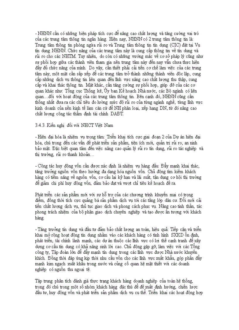 image for page Các phương pháp chủ yếu được áp dụng trong thẩm định tài chính dự án đầu tư tại Chi nhánh Ngân hàng Công Thương Thanh Xuân Thực trạng và một số ý kiến đề xuất