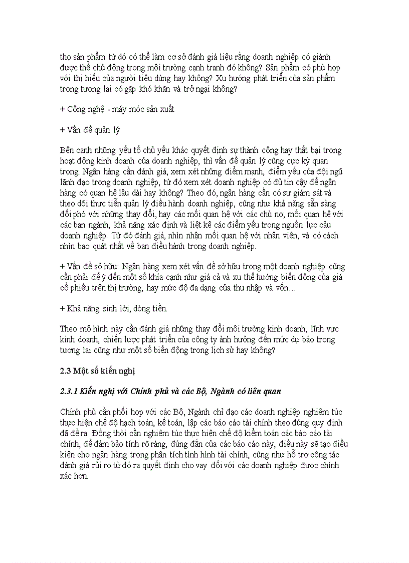 image for page Rủi ro và đánh giá rủi ro trong thẩm định dự án xin vay vốn tại Sở giao dịch I ngân hàng Công Thương